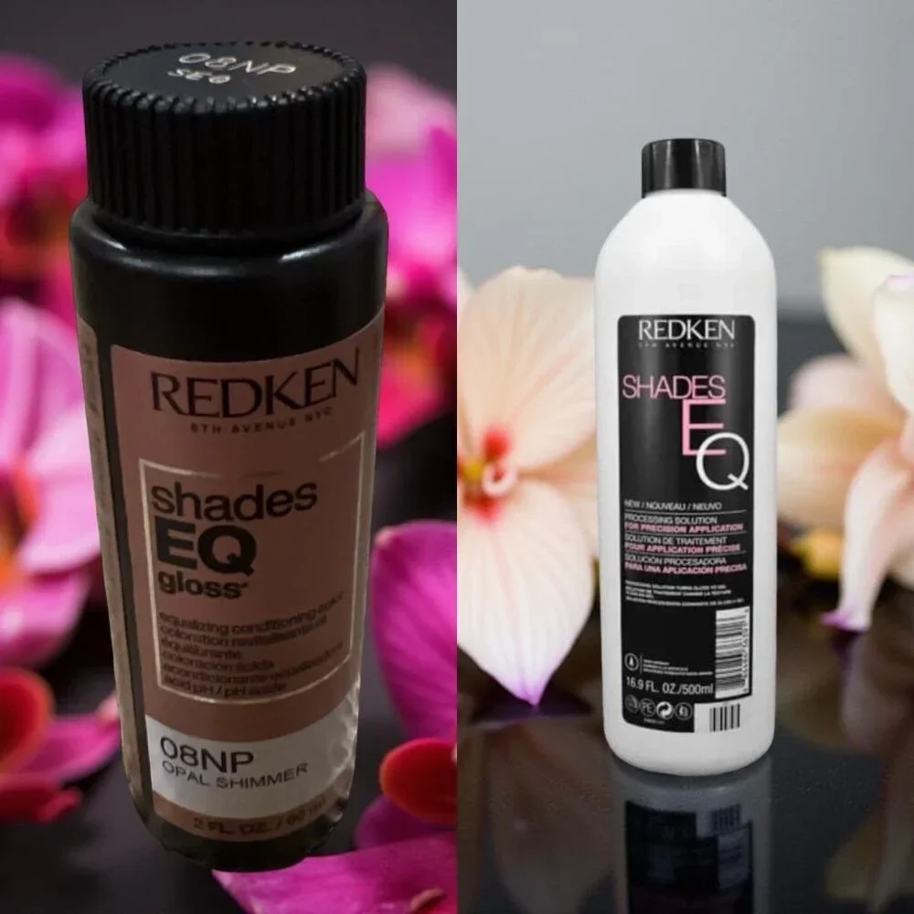 Redken Shade EQ Gloss 2 oz 8NP Opal Shimmer and To Gel Processing Solution